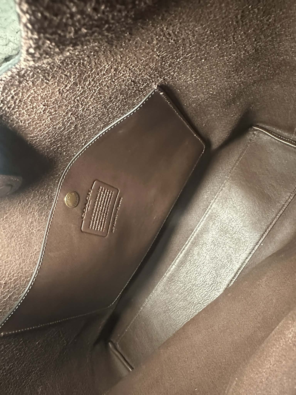 Coach Brown Leather Tote